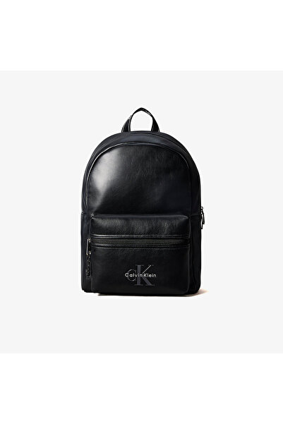 Calvin Klein Bold Logo Webbing Erkek Siyah Sırt Çantası