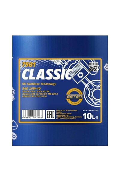Generic MANNOL CLASSIC 10W-40- 10L