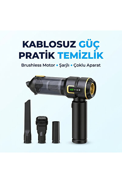 HARVOX ST-6697A Plus Kablosuz El Süpürgesi (Brushless Motor)