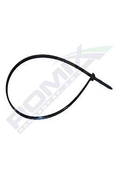 Generic COLIER CABLURI UNIVERSAL 5X370MM - NEGRU SET 100 BUC