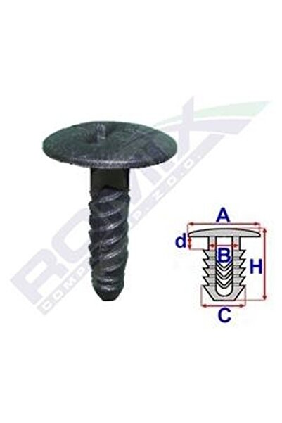 Generic SURUB GRILA SI CAPAC MOTOR PENTRU VW T5 SET 10 BUC