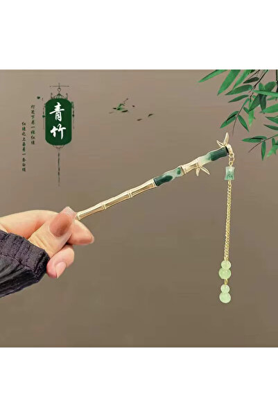 So Much Accesories Far Eastern Style Hair Stick with Flower and Dangle Detail...