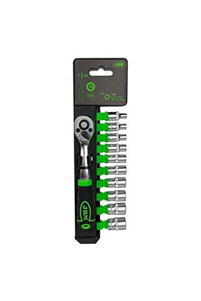 Generic CLICHET CU 72 DINTI 1/4` CU SET TUBULARE 12 FETE JBM