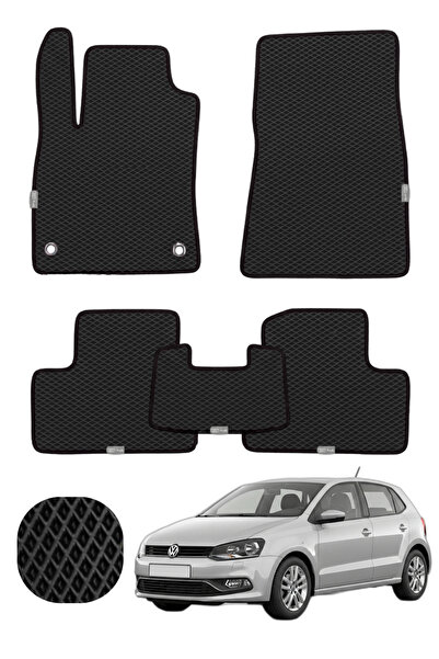 UNAL MAT Volkswagen Polo 2009-2017 Mk5 Hücreli Havuzlu Premium EVA Oto Paspas...
