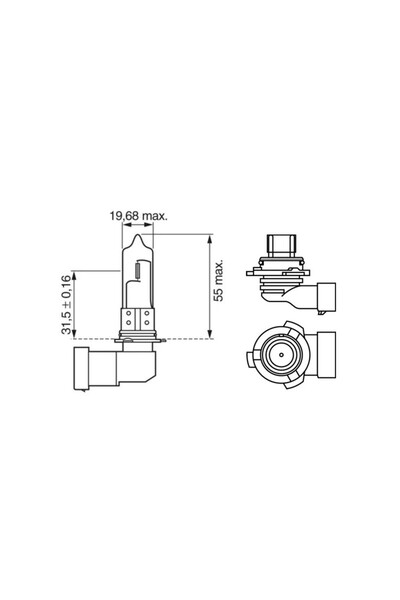 Bosch Bec, far faza lunga 1 987 301 063
