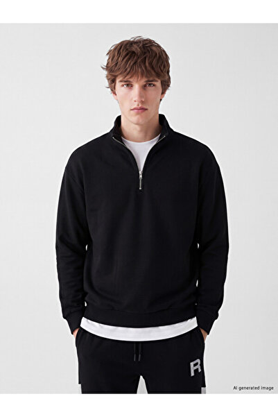 LC Waikiki Men's Thick Sweatshirt with High Collar from Uzg Store for Style E...