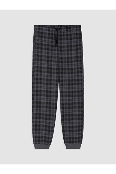 LC Waikiki Standard Fit Checkered Embroidered Men's Pajama Bottoms for Style ...