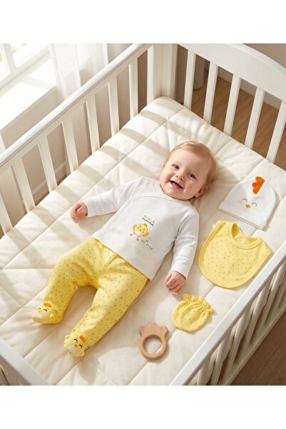 Bebila Baby طقم خروج من المستشفى للأطفال حديثي الولادة من الجنسين، طقم مكون م...