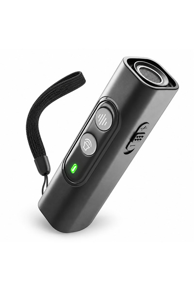 MDSTECH XP10 Ultrasonik Köpek Kovucu ve Eğitici Cihaz USB Şarjlı 7-10 Metre E...