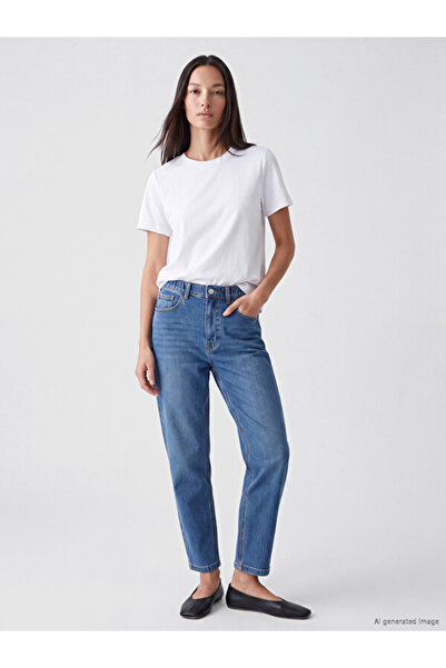 LC Waikiki High Waist Slim Mom Women's Jean Pants for Style Enthusiasts from ...