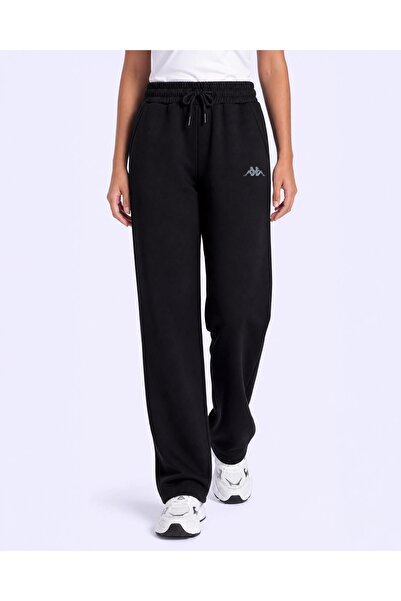 Kappa Logo Smart Tur Kadın Siyah Comfort Eşofman Altı