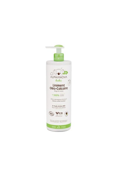 Alphanova Bebe Bio Emulsie de curățare pentru zona scutecului 400ml