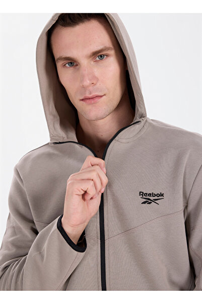Reebok P00006137702 PRIME FZ Bej Erkek Zip Ceket