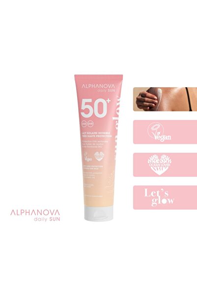 Alphanova Loțiune de protecție solară Daily Sun Glow SPF50+, 150 ml