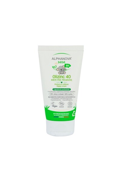 Alphanova Cremă pentru scutece pentru fundulețele bebelușilor Olizinc 40 50g ...