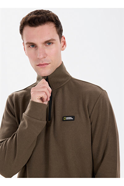 NATIONAL GEOGRAPHIC Haki Erkek Sweatshirt N6WM-SWT4102