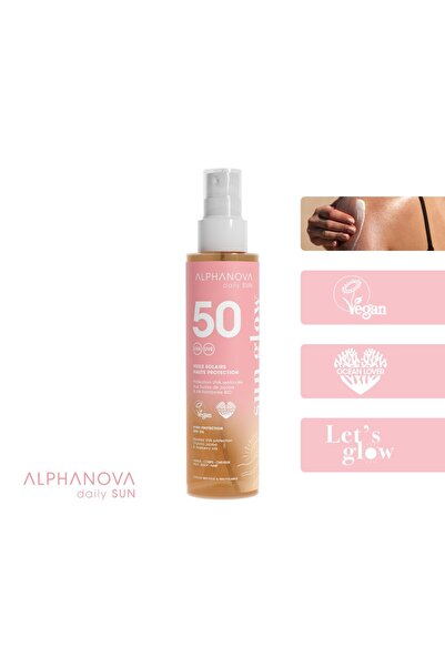 Alphanova Ulei de protecție solară Daily Sun Glow SPF50, 125 ml