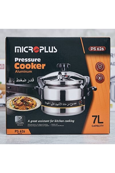Generic Brand قدر ضغط ألمنيوم مايكرو بلس سعة 7 لتر