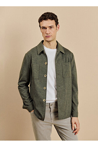 BROOKS BROTHERS Dış Gömlek, 2XL, Haki