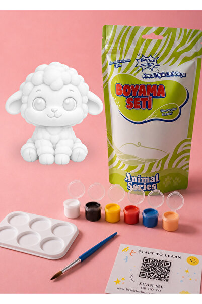Kuzu Boyama Seti | Hobi ve Eğitici Aktivite İçin 3D Kuzu Boyama Seti | Animal Serisi