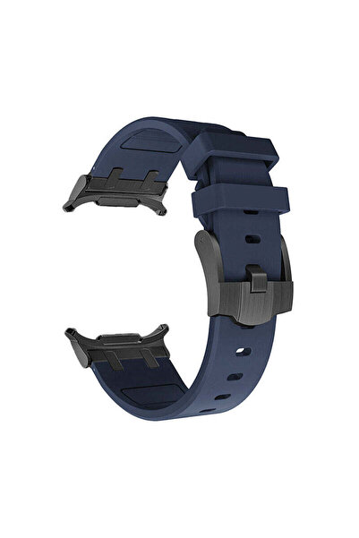 OEM Curea din silicon compatibilă cu Samsung Watch Ultra 47mm, Negru - negru
