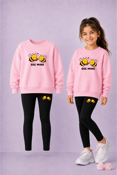 LORVEX Children's Crew Neck Sweatshirt and Skinny Leggings Set – Winter Top a...