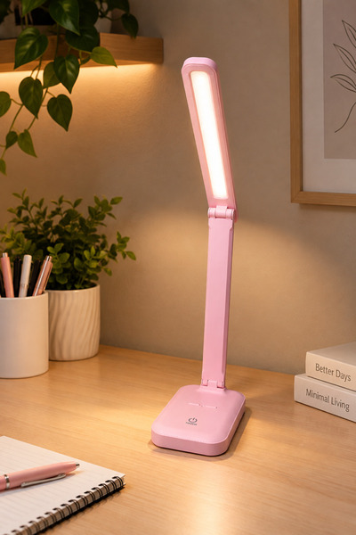 giyitec Şarjlı LED Masa Lambası Dokunmatik Katlanabilir Ayarlanabilir Çalışma...