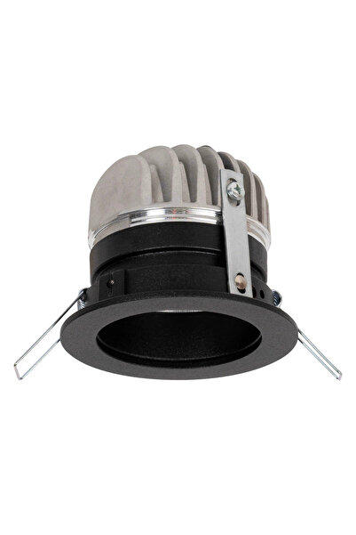 METSAN Στρογγυλός προβολέας LED Νεπτούν 10W 4000K IP44, μαύρος, Μετσάν