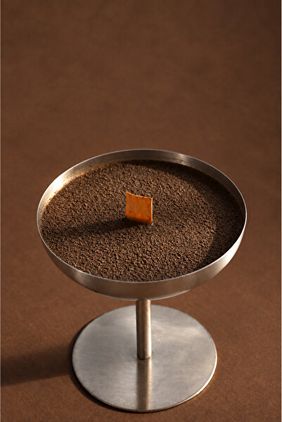 LES DRAMATIC Tiramisu Mum, Espresso Kokulu Dekoratif Soya Mum, Metal Ayaklı, ...