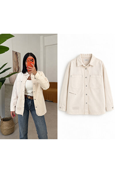 MY AÇELYA BUTİK Kadın Denim Ceket