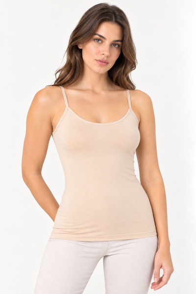 Loule Women's Modal Cotton Thin Strap Ribbed Basic Athlete Undershirt Flexibl...