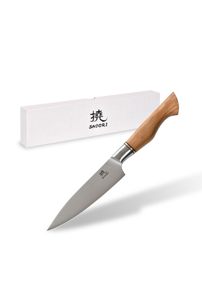 Shiori Shibuki Mur? cuțit utilitar fabricat din oțel Sandvik 14C28N