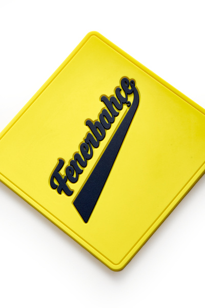 Fenerbahçe Handwritten Silicone Coasters (Set of 2) - Licensed Original