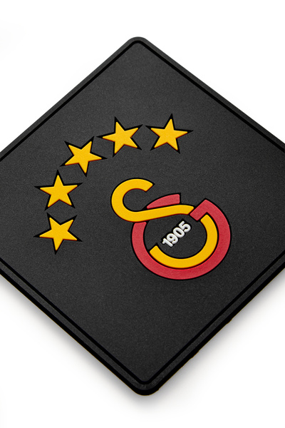 Galatasaray 5 Star Arma Silicone Coasters (Set of 2) - Licensed Original