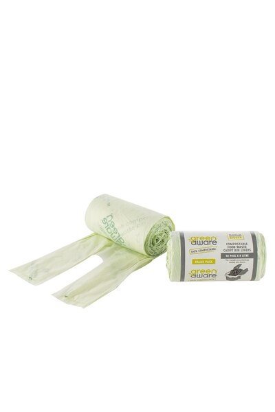 GreenAware Saci de gunoi compostabili 8L 40 bucăți