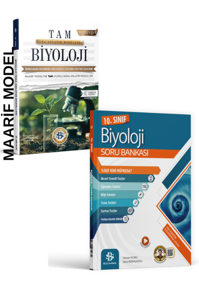 Bilgi Sarmal Yayınları Bilgi Sarmal TAM 10. Sınıf Biyoloji Anlatım ve Soru Ba...