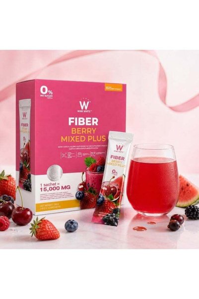 Wink White Fiber Berry Mixed Plus 15000mg Sachets, Mixed Fruit Dietary Fibre ...