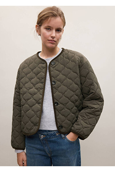 Mango Teen Kapitone dikiş detaylı anorak