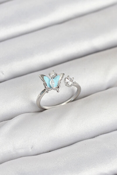Lovesta Home Brass Silver Color Model Women's Ring Tj-Byk3865