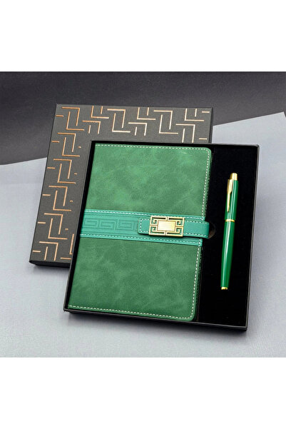 Lovesta Home Gift Notebook Pen Set Green