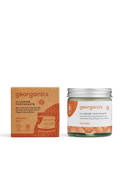 Georganics Pastă de dinți organică cu fluor Portocală 60 ml