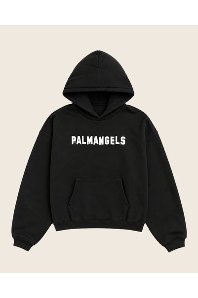 Moon Dancer Palm Angels izvezeni logo, široka majica sa kapuljačom, 100% Palm...