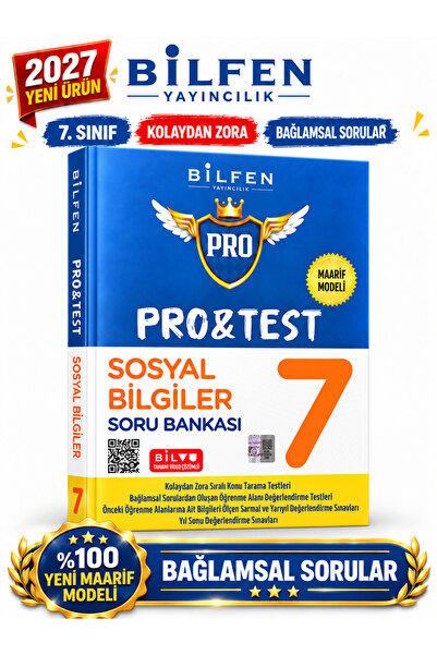 Bilfen Yayıncılık Bilfen 7.Sınıf Protest 2027 Sosyal Bilgiler %100 MAARİF Mod...