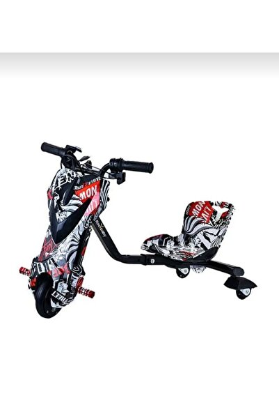 Generic Brand 3-Wheel Electric Drift Scooter for Kids - Graffiti Design with ...