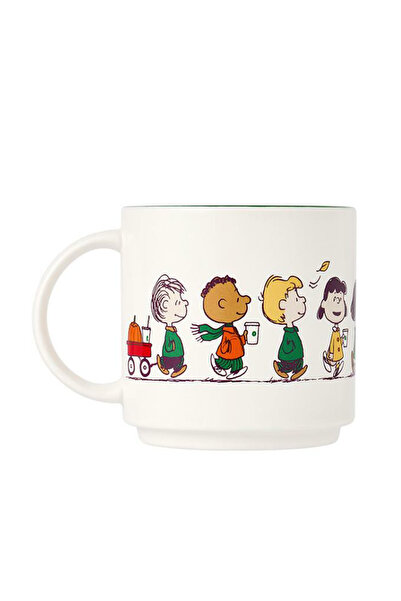 Starbucks Snoopy Peanuts White Printed Mug 414ml - Limited Edition