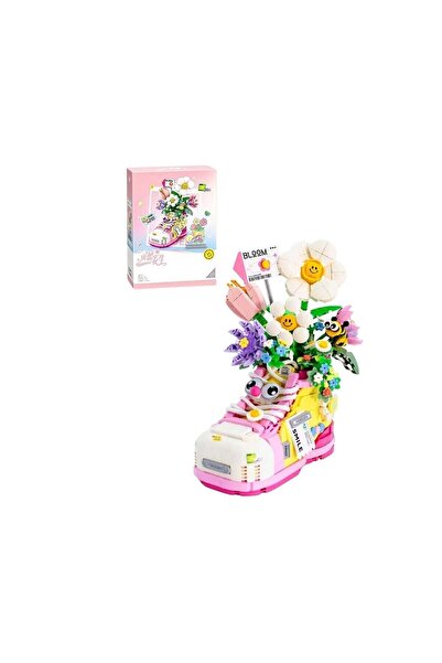 Vagon Lz-1351 Loz Flowered Sports Shoes 998 Pieces Block Toy