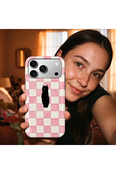 EDELFU iPhone 17 PRO Uyumlu - Gariban Yavru Kedi, Çift Katmanlı Kapak, Parlak Yüzey Koruyucu Kılıf