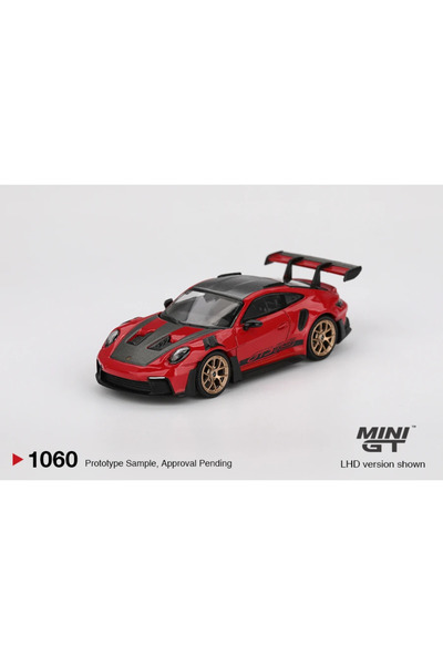 mini gt 1/64 PORSCHE 911 (992) GT3 RS WEİSSACH PACKAGE GUARDS RED MGT01060