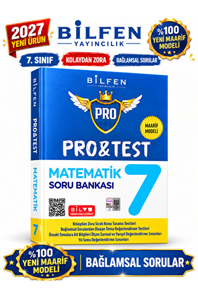 Bilfen Yayıncılık Bilfen 7.Sınıf Protest 2027 Matematik %100 MAARİF Model Bağ...