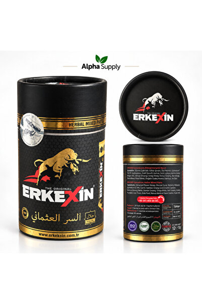 Genel Markalar ERKEXIN Bitkisel Karışımlı Macun 12 x 15 g – Özel Silindir Kut...